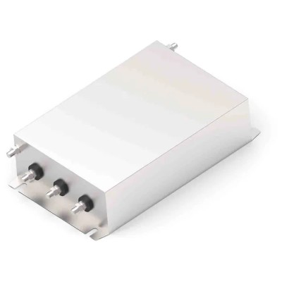 TE Connectivity Chassis Mount 3 Phase EMI Filter Terminal Block 250A 520V AC 50Hz 60Hz 250KEMS6BFPD