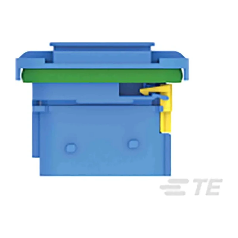 TE Connectivity LEAVYSEAL Automotive Connector Male Blue Cable 21 Way Crimp Termination 3-2112162-1