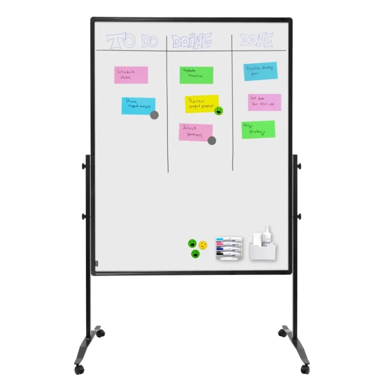 Legamaster Premium Plus Magnetic Enamel Steel White Board 150 cm Height x 120 cm Width 7-204810