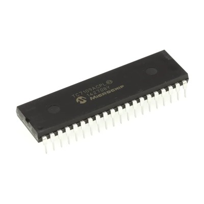 Microchip 12-bit + Sign Dual Slope Analogue to Digital Converter ADC 0.01 ksps 40-Pin PDIP TC7109ACPL