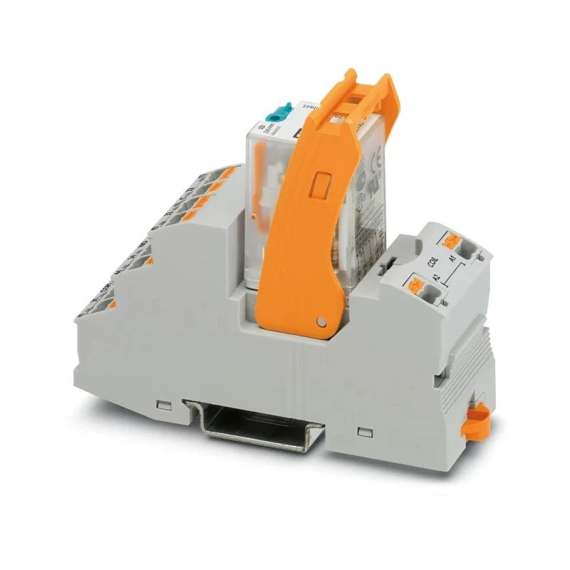 Phoenix Contact DIN Rail Relay Module Interface Relay 24V dc Coil 2mA Switching Current 4PDT 2908332