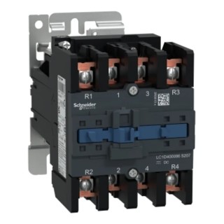 Schneider Electric TeSyS D Reversing Contactor, 72V DC Coil, 4-Pole, 60A, 2 NO/2 NC, 1kV LC1D400086SWS207