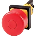 Eaton RMQ16 Series Stay Put Emergency Stop Push Button, Panel Mount, 16 mm Cutout, IP65 RMQ16