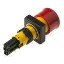 Eaton RMQ16 Series Stay Put Emergency Stop Push Button, Panel Mount, 16 mm Cutout, IP65 RMQ16