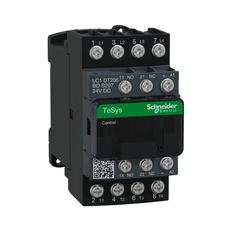 Schneider Electric Reversing Contactor 24V DC Coil, 4-Pole, 20A, 4 NO, 690V LC1DT206BDS207