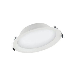 LEDVANCE LED Downlight Warm White 3000K 35W 240V AC Polycarbonate Housing 215mm Diameter 61mm Width 120mm Depth 4058075091559