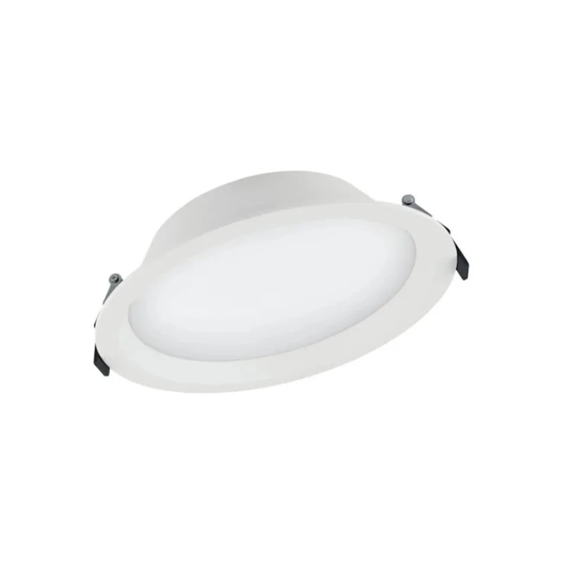 LEDVANCE LED Downlight Warm White 3000K 35W 240V AC Polycarbonate Housing 215mm Diameter 61mm Width 120mm Depth 4058075091559