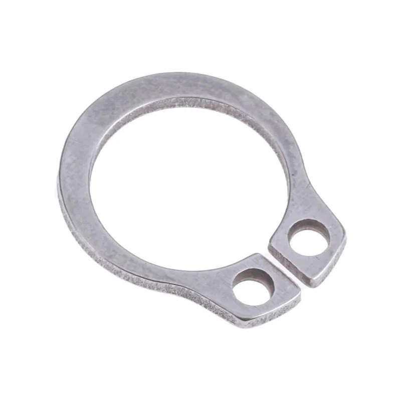 RS PRO Stainless Steel External Circlip 7.6 mm Groove Diameter, 10 mm Shaft Diameter, 1 mm Ring Thickness, 17 mm 209-6621