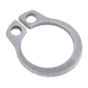 RS PRO Stainless Steel External Circlip 7.6 mm Groove Diameter, 10 mm Shaft Diameter, 1 mm Ring Thickness, 17 mm 209-6621