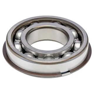 SKF Single Row Deep Groove Ball Bearing 35 mm ID, 72 mm OD, 17 mm Width, Sheet Metal Cage, Steel Balls, Open End 6207 NR/C3