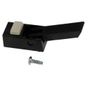 OKW ABS Feet for Use with Mettec Case 70mm Length 13mm Width Black A9257209