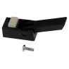 OKW ABS Feet for Use with Mettec Case 70mm Length 13mm Width Black A9257209