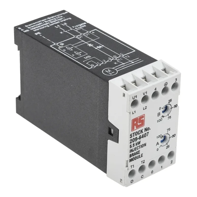 RS PRO Three Phase Brake Module 5.5 kW 380V AC to 415V AC with Starter 209-6407