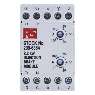 RS PRO 3 Phase Brake Module 2.2 kW, 380V AC to 415 V AC 209-6384