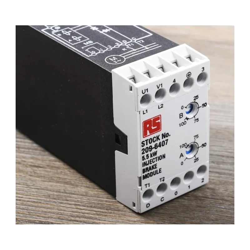 RS PRO Three Phase Brake Module 5.5 kW 380V AC to 415V AC with Starter 209-6407