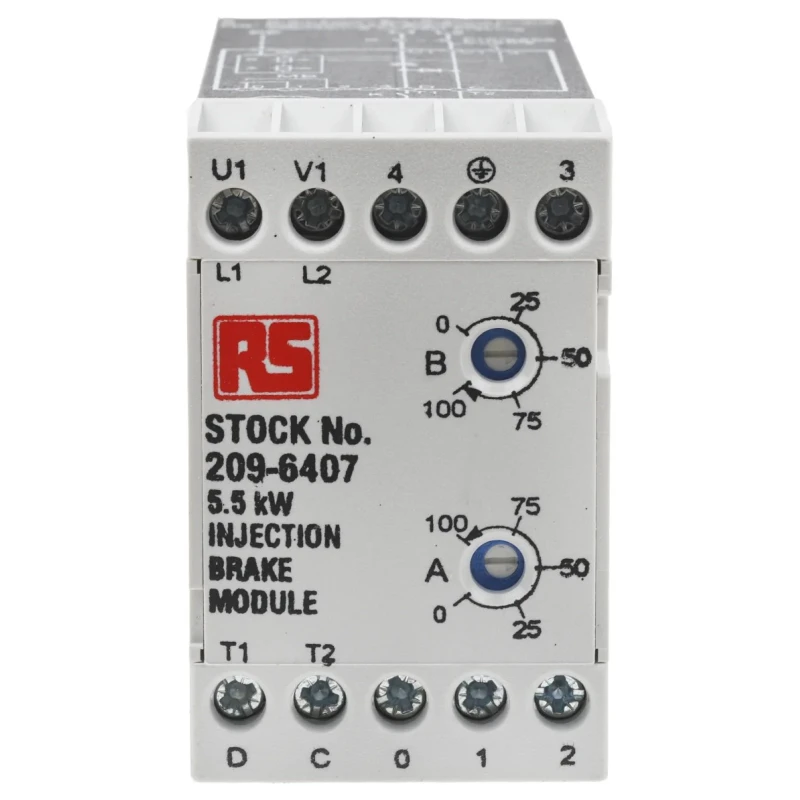 RS PRO Three Phase Brake Module 5.5 kW 380V AC to 415V AC with Starter 209-6407