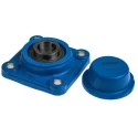 SKF Stainless Steel Square Flanged Bearing Unit 31.75 mm ID 4 Hole 125 mm Length F4BC 104-CPSS-DFH