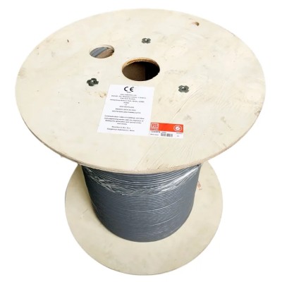 RS PRO Cat7 Ethernet Cable 500 m Grey Unterminated S/FTP Low Smoke Zero Halogen Cat7