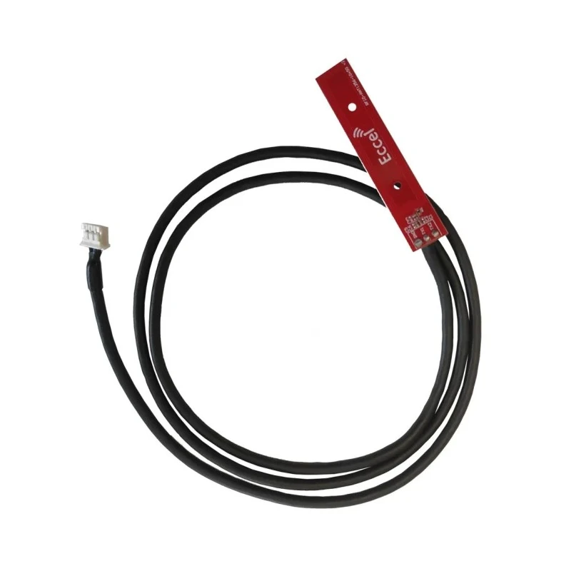 Eccel Technology Ltd High Frequency Square RFID Antenna 13.56MHz, Gain 1dBi, JST PHR-3 Connector Mux ANT 1356-10x50-800