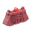 Idec HW Series Contact Block with 1 NC, Voltage Range 24V to 440V, Flashing Illumination HW-P01
