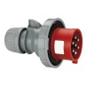 RS PRO Red Cable Mount 7P Straight Industrial Power Connector 16A 400V IP67 IP67