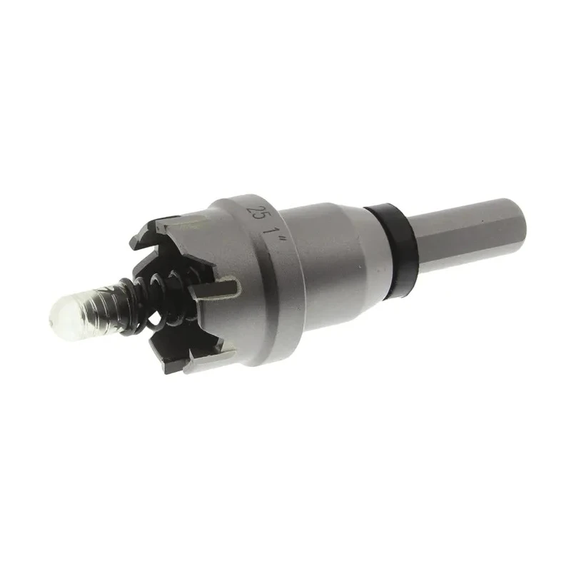 Blu Mol Tungsten Carbide 25 mm Diameter Arborless Hole Saw Drill Bit 25 mm, 1 Piece 209-7107