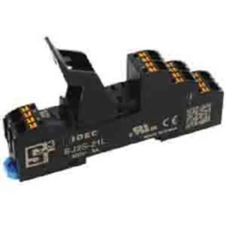 Idec 8 Way 300V AC DIN Rail Relay Socket Push-in Terminal for RJ & RF2S SJ2S-21L