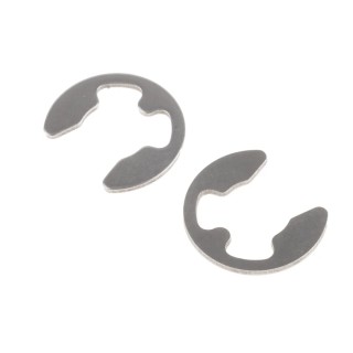 RS PRO Stainless Steel Type E Circlip 9 mm Shaft Diameter DIN 6799 Grade A 209-6889