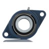 SKF Flange Bearing Unit with Oval Cast Iron Housing, Cylindrical Bore 40 mm ID, Eccentric Locking Collar, 19 kN FYTB 40 FM