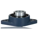 SKF Flange Bearing Unit with Oval Cast Iron Housing, Cylindrical Bore 40 mm ID, Eccentric Locking Collar, 19 kN FYTB 40 FM