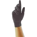 Unigloves Pearl Black Nitrile Disposable Gloves Food Safe 0.08 mm GP0034
