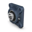 SKF Flange Bearing Unit UCF 306, 4 Hole Cylindrical Bore, 30 mm ID, Cast Iron Housing, Set Screw Locking, Series UCF 306
