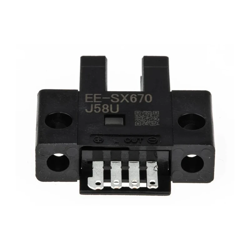Omron Through Beam Photoelectric Sensor, Fork Style, 5 mm Detection Range, NPN Output, IP50, 24V DC EE-SX670