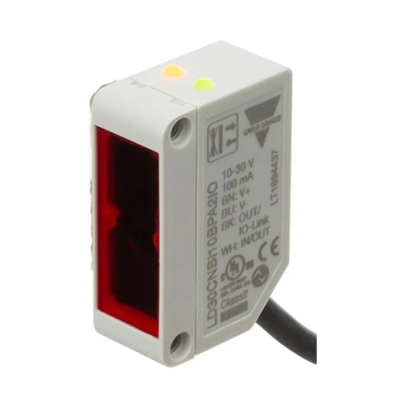 Carlo Gavazzi Diffuse Photoelectric Sensor Block Style 1 m Detection Range NPN/PNP Output IP69K 