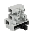 RS PRO Fuse Terminal Block, 3-Way, 10mm² Wire, 16A Screw Mount, Polyamide 66 Housing, Tin Plated Brass Inserts 209-7561