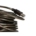 RS PRO USB 2.0 Male USB Type A to Male USB B Cable Black 10 m 220-6498