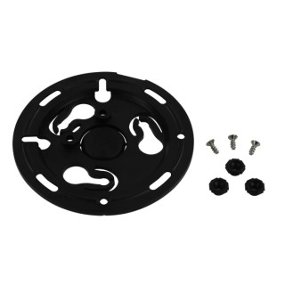 CAMDENBOSS Plastic Enclosure Accessory Mounting Bracket 98.5 mm x 98.5 mm x 98.5 mm CBWMC-BK