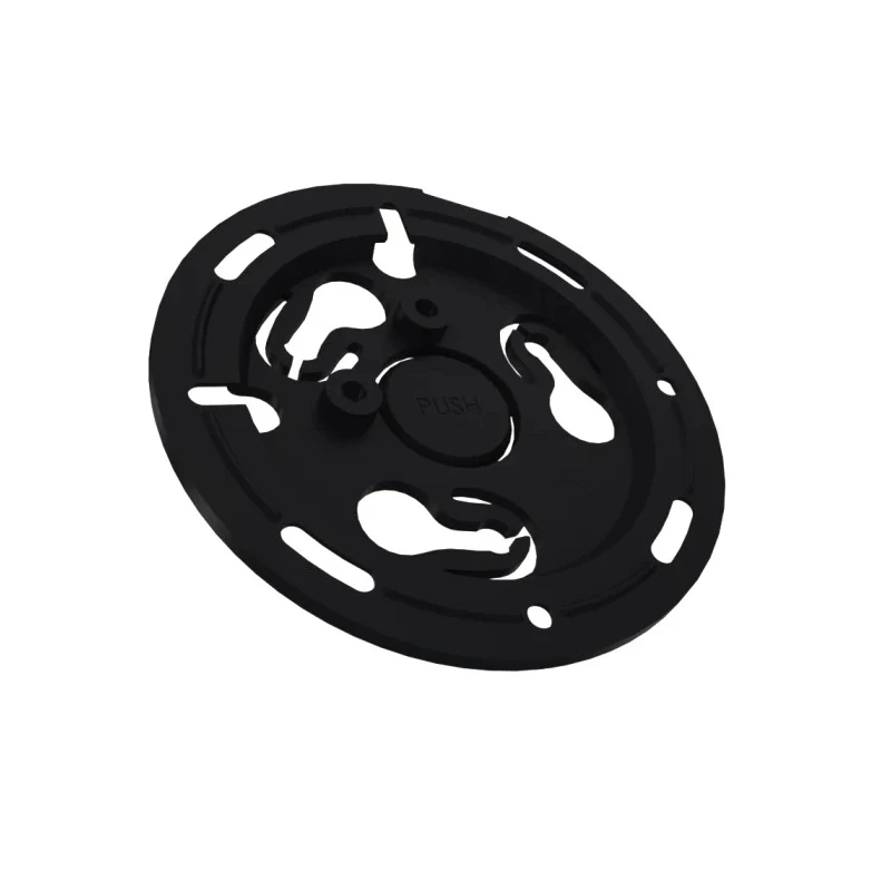 CAMDENBOSS Plastic Enclosure Accessory Mounting Bracket 98.5 mm x 98.5 mm x 98.5 mm CBWMC-BK