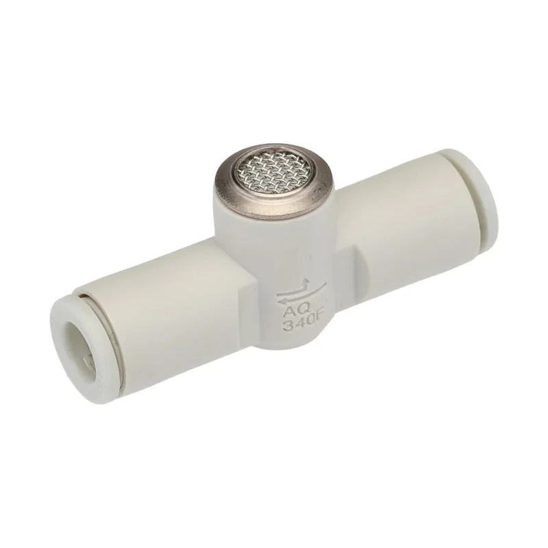 SMC Pneumatic Quick Exhaust Valve 6 mm Push-in Connections, Built-in Silencer, 1 MPa Operating Pressure AQ340F-06-00