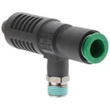 SMC Adjustable Exhaust Valve 1 Mpa Maximum Operating Pressure 1/8 in Male Connections ASV310F-01-08S
