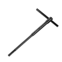 SAM T Metric Hex Key with Hex Size 6 mm, Long Arm, Hex End Type, Made in France 62-CT6