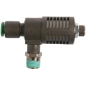 SMC Quick Exhaust Valve with Threaded 1/4 in Male A and Threaded B Connections, Built-in Silencer, 0.1-1 MPa ASV410F-02-08S