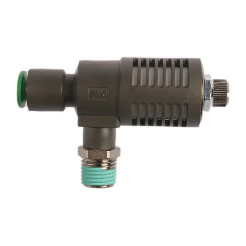 SMC Quick Exhaust Valve with Threaded 1/4 in Male A and Threaded B Connections, Built-in Silencer, 0.1-1 MPa ASV410F-02-08S