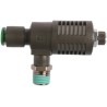 SMC Quick Exhaust Valve with Threaded 1/4 in Male A and Threaded B Connections, Built-in Silencer, 0.1-1 MPa ASV410F-02-08S