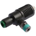 SMC Quick Exhaust Valve with Threaded 1/4 in Male A and Threaded B Connections, Built-in Silencer, 0.1-1 MPa ASV410F-02-08S