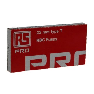 RS PRO 12.5A T Ceramic Cartridge Fuse, 6.3 x 32 mm, Time Delay, 500V AC 209-9305