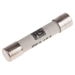 RS PRO Ceramic Cartridge Fuse 3.15A Super Fast Acting 600V AC 6.3 x 32 mm 209-9377