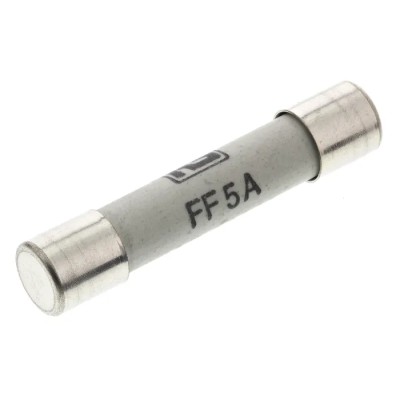 RS PRO 5A FF Ceramic Cartridge Fuse 6.3 x 32 mm 600V AC Super Fast Acting 209-9383