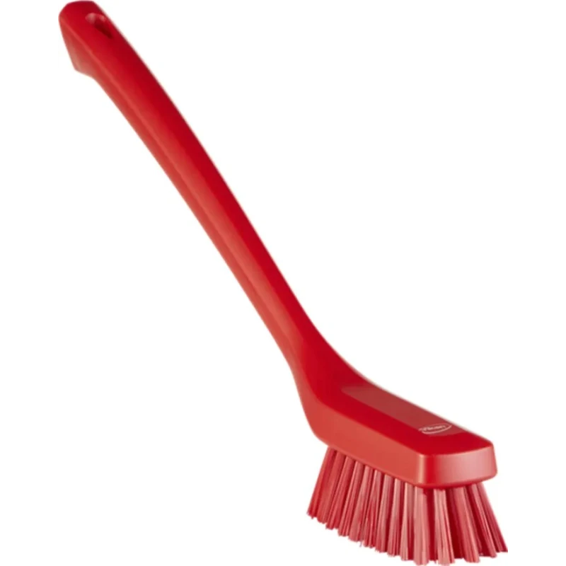 Vikan Red Scrubbing Brush with 46 mm Polybutylene Terephthalate Bristle Length 41854