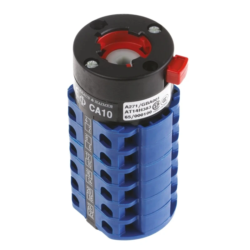 Kraus & Naimer Cam Switch 4 Position 60° Angle of Throw 20A Rated Current CA10.A271/GBA001.*FT
